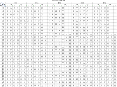 碧波实验小学2025-2026学年总课表